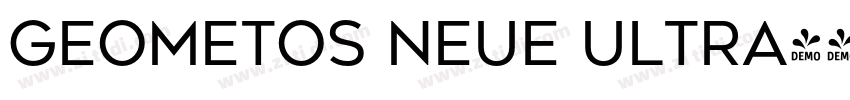 Geometos Neue Ultra字体转换